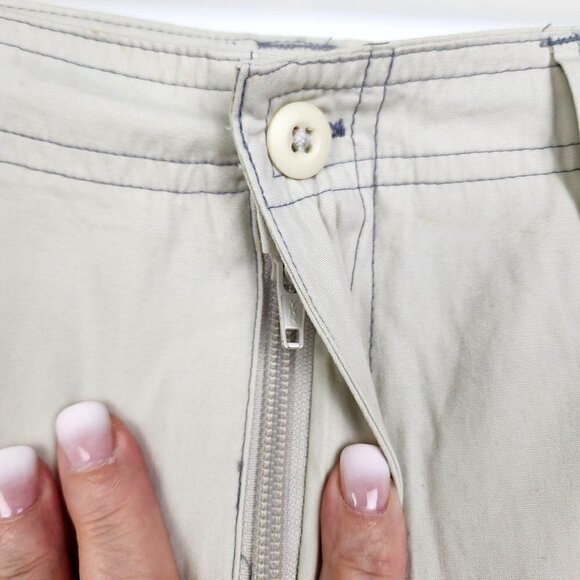 725 Originals 100% Cotton Cargo Shorts Flat Front Beige Men's Size 38 - Picture 7 of 13